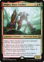 Magic the Gathering Card - Migloz, Maze Crusher - MTG Circle