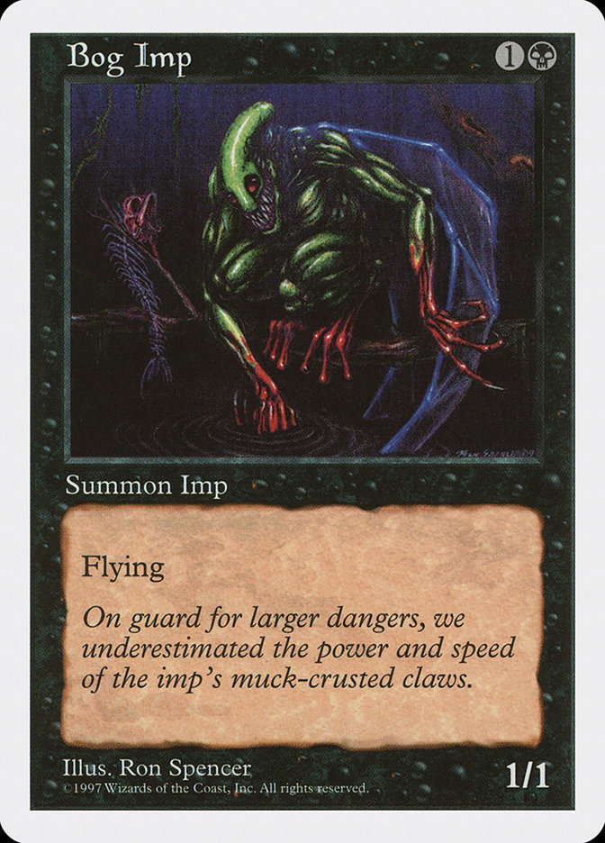 Magic the Gathering Card - Bog Imp - MTG Circle