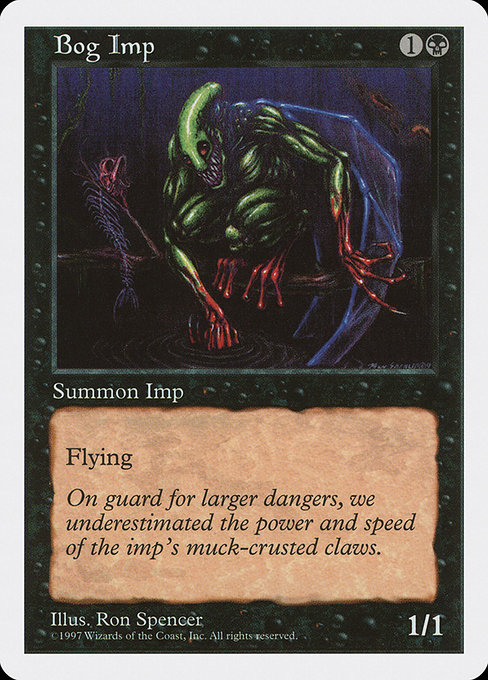 Magic the Gathering Card - Bog Imp - MTG Circle