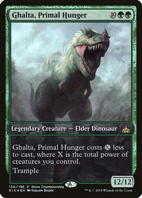 Magic the Gathering Card - Ghalta, Primal Hunger - MTG Circle