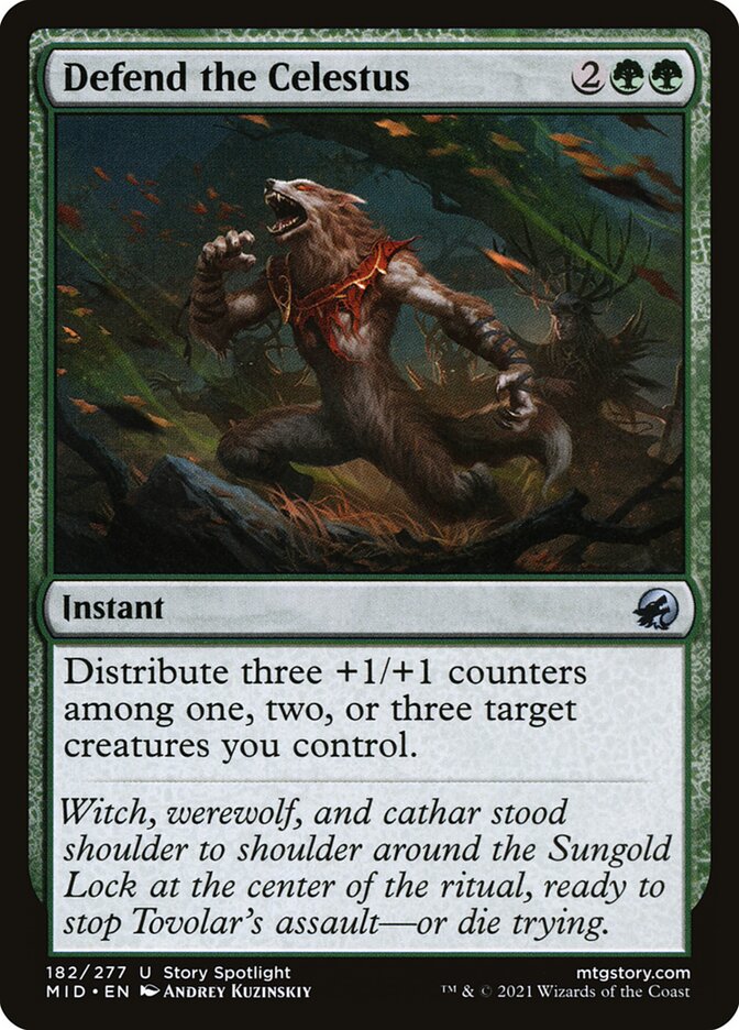Magic the Gathering Card - Defend the Celestus - MTG Circle