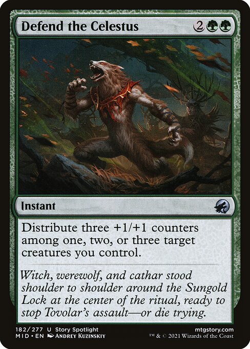 Magic the Gathering Card - Defend the Celestus - MTG Circle