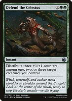 Magic the Gathering Card - Defend the Celestus - MTG Circle