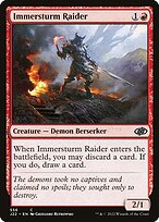 Magic the Gathering Card - Immersturm Raider - MTG Circle