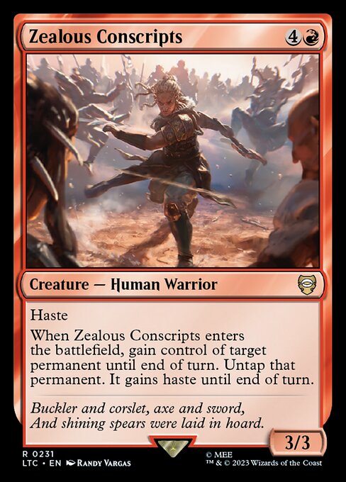 Magic the Gathering Card - Zealous Conscripts - MTG Circle