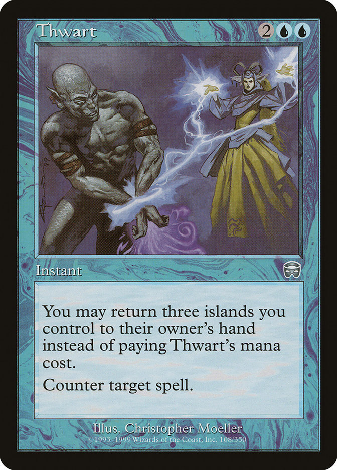 Magic the Gathering Card - Thwart - MTG Circle