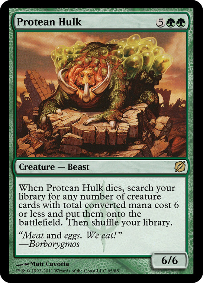 Magic the Gathering Card - Protean Hulk - MTG Circle
