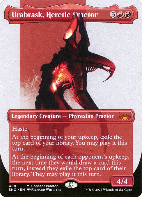 Magic the Gathering Card - Urabrask, Heretic Praetor - MTG Circle