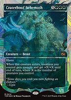 Magic the Gathering Card - Craterhoof Behemoth - MTG Circle