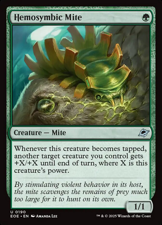 Magic the Gathering Card - Hemosymbic Mite - MTG Circle