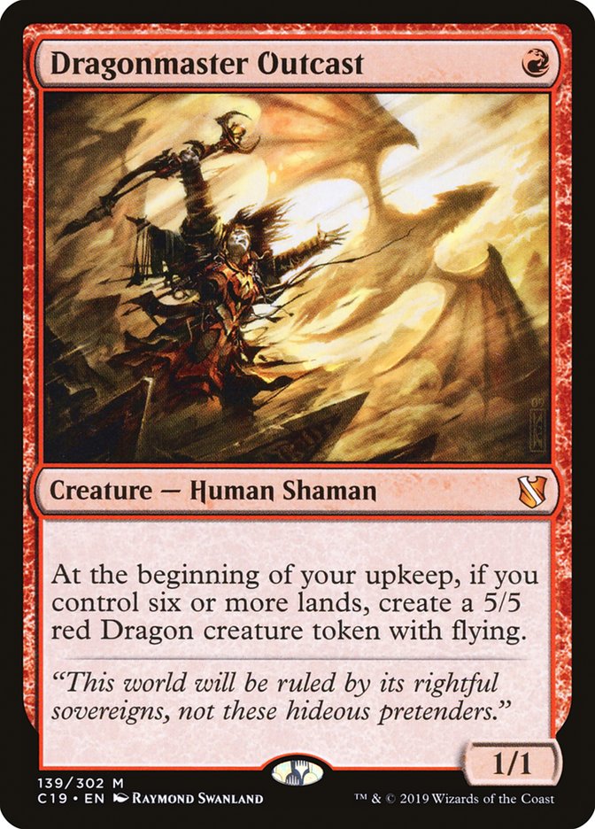 Magic the Gathering Card - Dragonmaster Outcast - MTG Circle