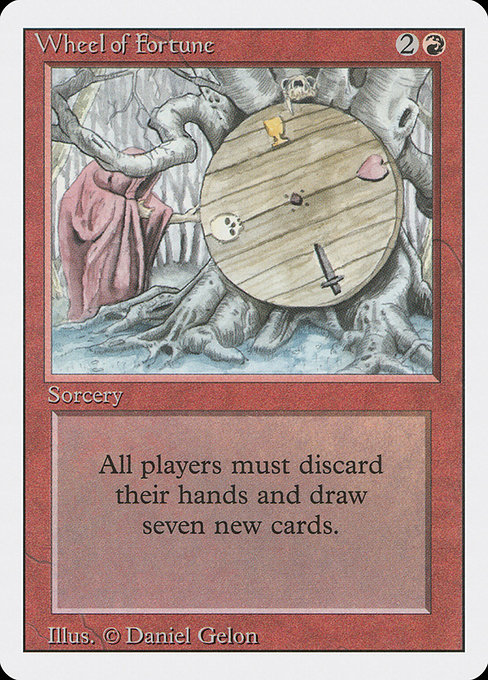 Magic the Gathering Card - Wheel of Fortune - MTG Circle