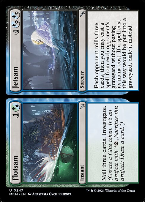 Magic the Gathering Card - Flotsam // Jetsam - MTG Circle