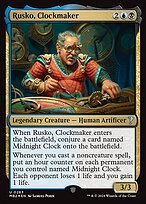 Magic the Gathering Card - Rusko, Clockmaker - MTG Circle