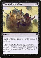 Magic the Gathering Card - Vanquish the Weak - MTG Circle