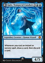 Magic the Gathering Card - Gale, Temporal Conduit - MTG Circle