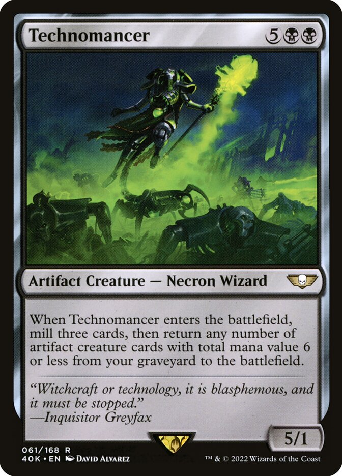 Magic the Gathering Card - Technomancer - MTG Circle