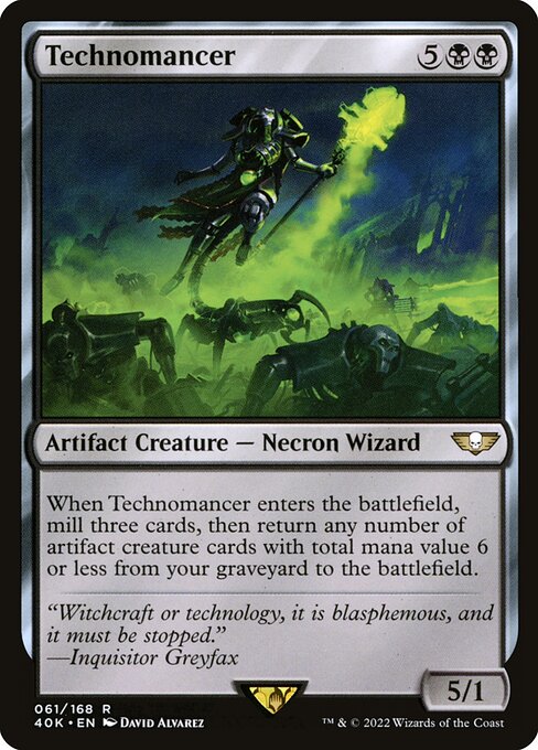 Magic the Gathering Card - Technomancer - MTG Circle