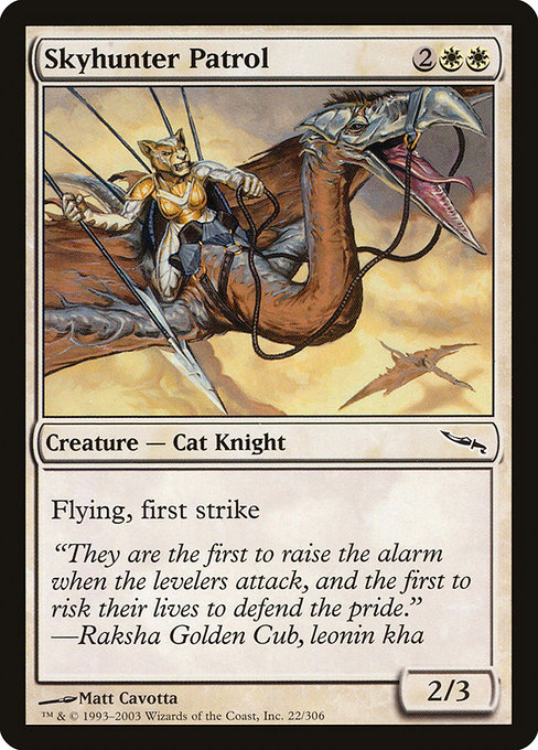 Magic the Gathering Card - Skyhunter Patrol - MTG Circle