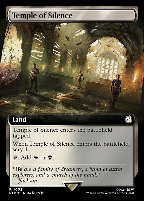 Magic the Gathering Card - Temple of Silence - MTG Circle