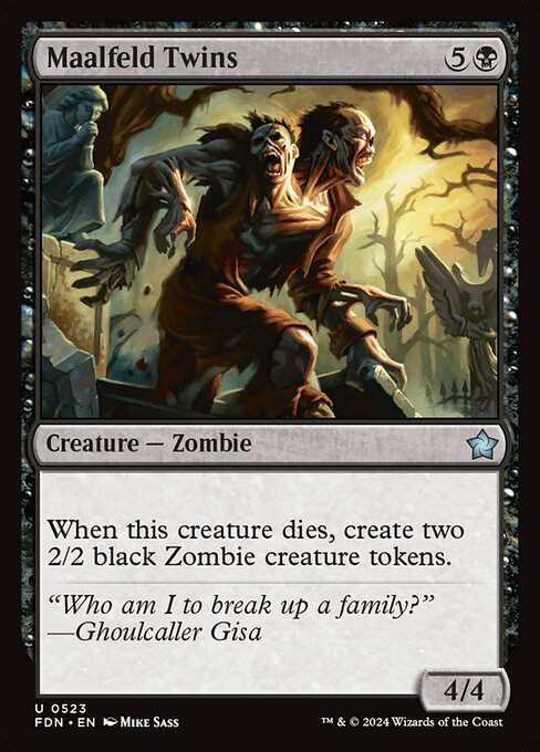 Magic the Gathering Card - Maalfeld Twins - MTG Circle