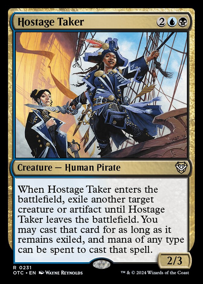 Magic the Gathering Card - Hostage Taker - MTG Circle