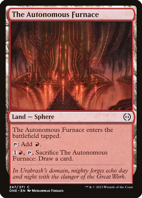 Magic the Gathering Card - The Autonomous Furnace - MTG Circle