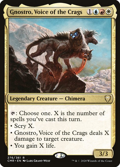 Magic the Gathering Card - Gnostro, Voice of the Crags - MTG Circle