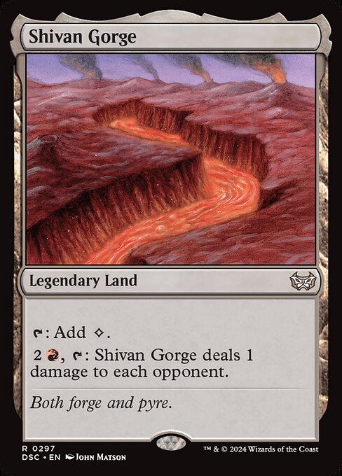 Magic the Gathering Card - Shivan Gorge - MTG Circle