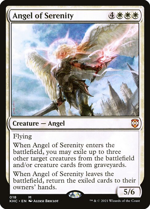 Magic the Gathering Card - Angel of Serenity - MTG Circle