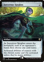 Magic the Gathering Card - Sorcerous Spyglass - MTG Circle