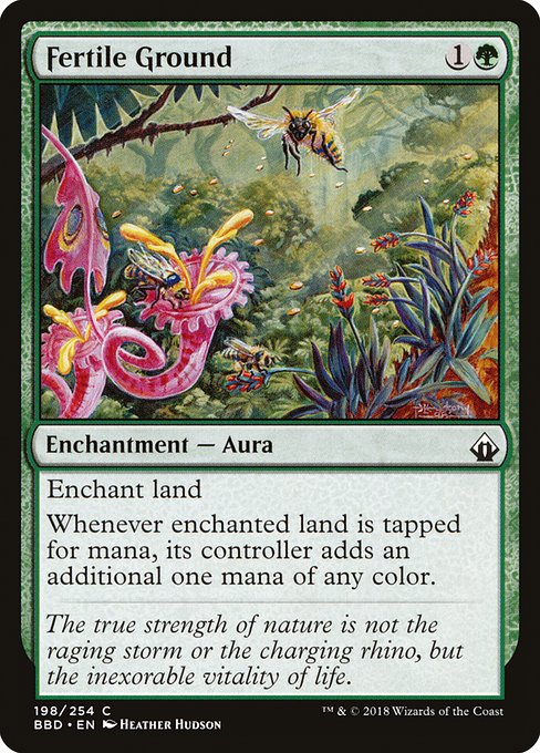 Magic the Gathering Card - Fertile Ground - MTG Circle