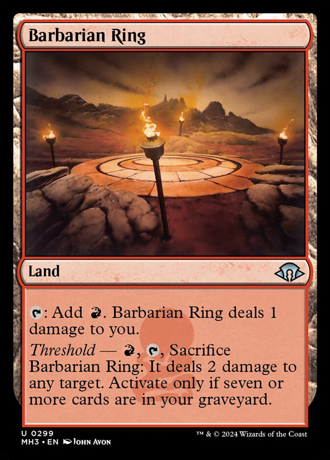 Magic the Gathering Card - Barbarian Ring - MTG Circle