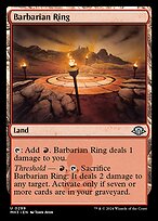 Magic the Gathering Card - Barbarian Ring - MTG Circle