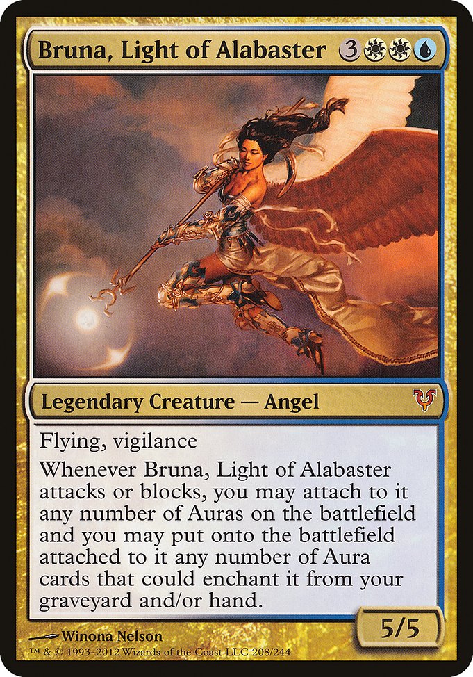 Magic the Gathering Card - Bruna, Light of Alabaster - MTG Circle