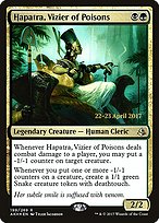 Magic the Gathering Card - Hapatra, Vizier of Poisons - MTG Circle