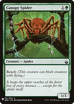 Magic the Gathering Card - Canopy Spider - MTG Circle