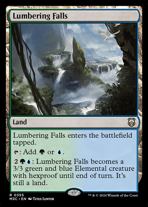 Magic the Gathering Card - Lumbering Falls - MTG Circle