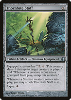 Magic the Gathering Card - Thornbite Staff - MTG Circle