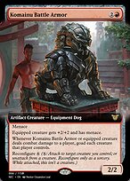 Magic the Gathering Card - Komainu Battle Armor - MTG Circle