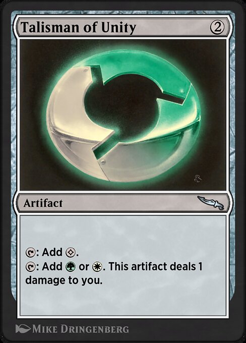 Magic the Gathering Card - Talisman of Unity - MTG Circle