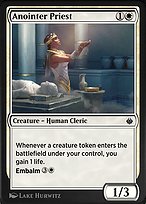 Magic the Gathering Card - Anointer Priest - MTG Circle