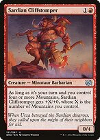 Magic the Gathering Card - Sardian Cliffstomper - MTG Circle