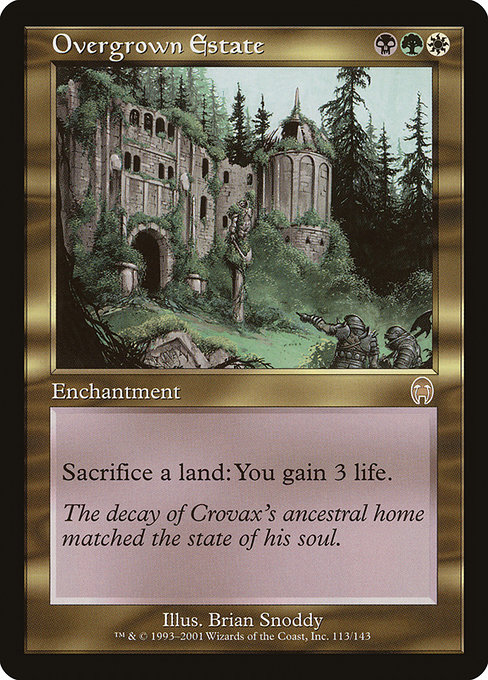 Magic the Gathering Card - Overgrown Estate - MTG Circle