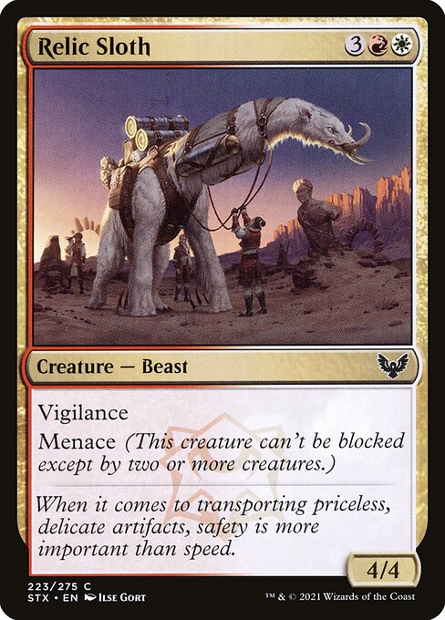 Magic the Gathering Card - Relic Sloth - MTG Circle