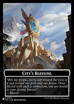 Magic the Gathering Card - City's Blessing - MTG Circle