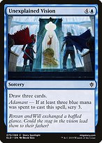 Magic the Gathering Card - Unexplained Vision - MTG Circle