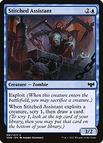 Magic the Gathering Card - Stitched Assistant - MTG Circle