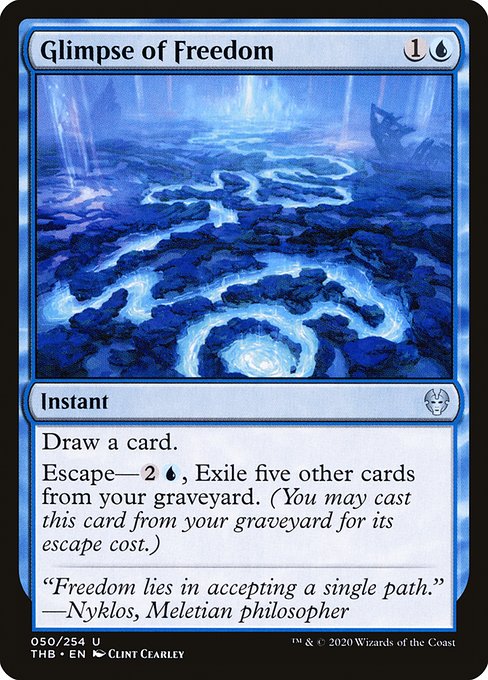 Magic the Gathering Card - Glimpse of Freedom - MTG Circle