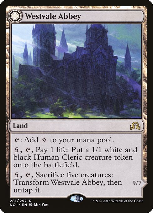 Magic the Gathering Card - Westvale Abbey - MTG Circle